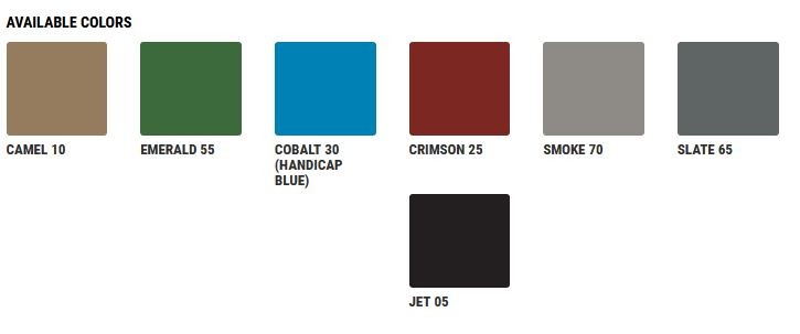 Lubbock Skid Grip Color Chart