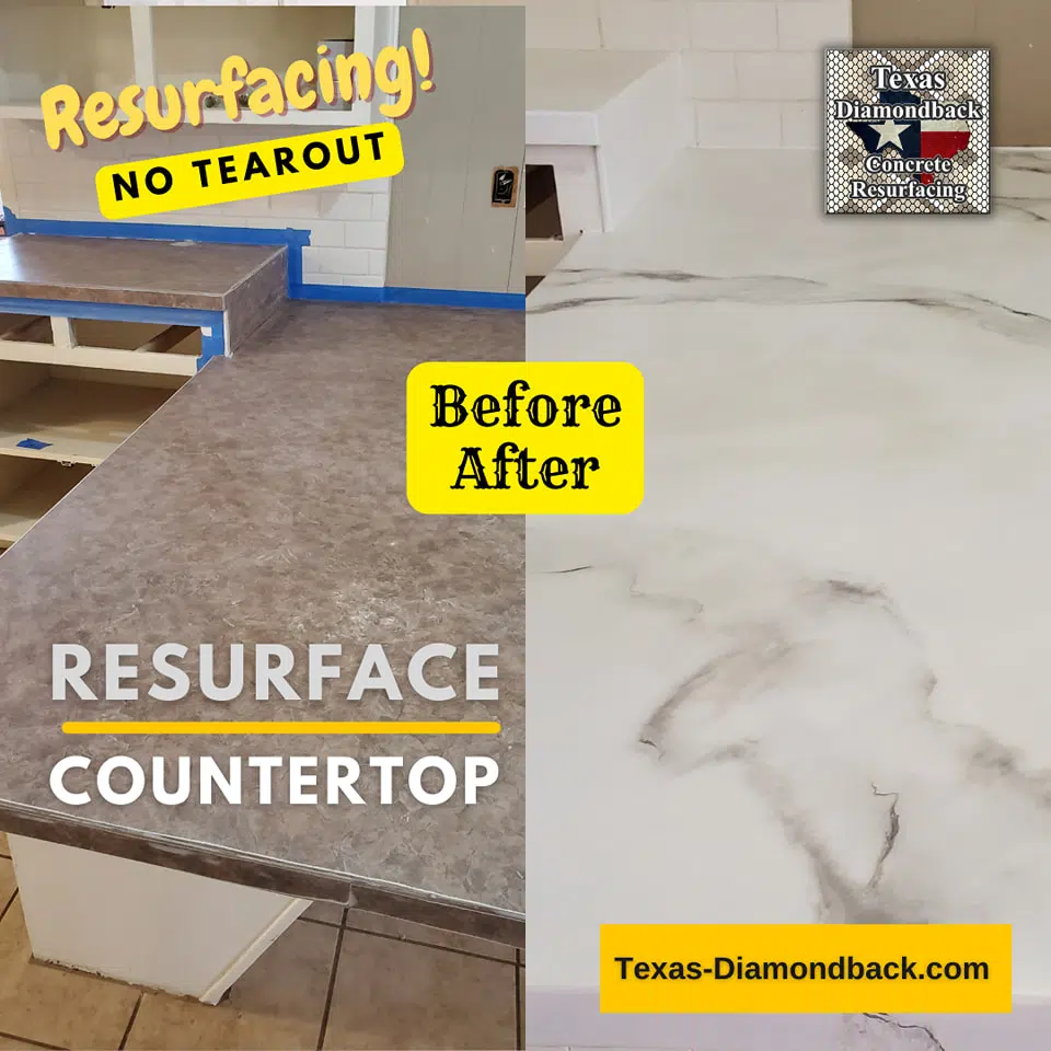 Before and After Countertop Remodel