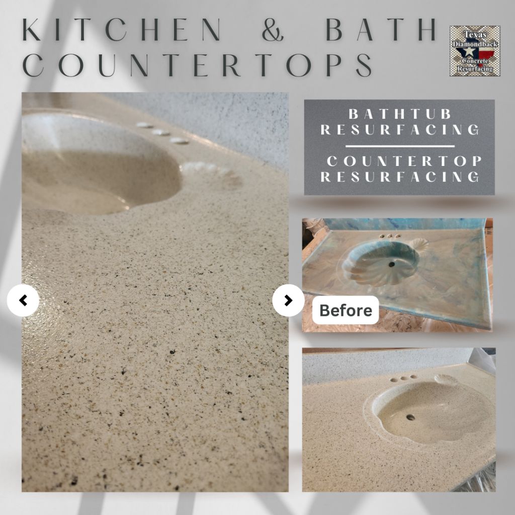 Refinish Bath Vanity and Bathtub Coatings Instead of Replacements