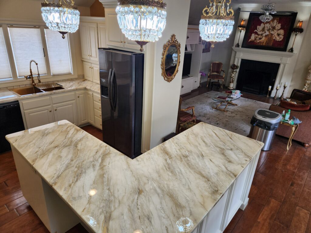 Finding Kitchen Countertops Gray and Gold in Lubbock TX
