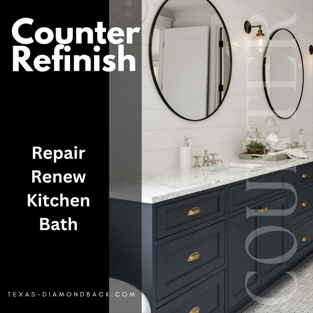 Bathroom Countertop and Vanity Reglazing with Improve the Value of your Property