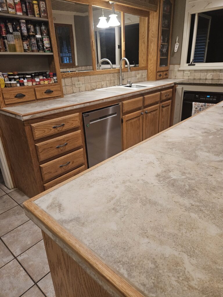Refinished Coating Counter Tops